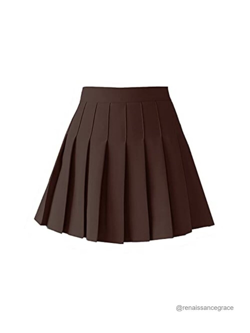 High Waist Pleated A-Line Mini Tennis Skirt with Lining Shorts